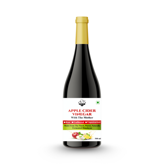 Gavyadhara Natural Apple Cider Vinegar with benefits of Garlic & Ginger, 500ml