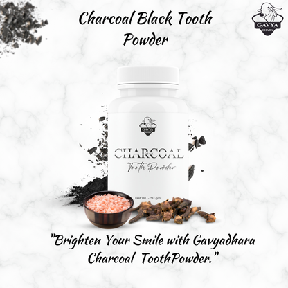 Gavyadhara Cow Dung Charcoal Tooth Powder, 50gm