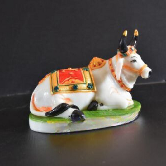 Gavyadhara Shri Gaumata Sculpture - Length 13 CM, Height 10 CM