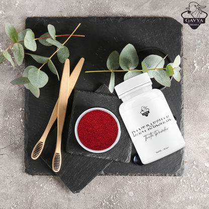 Gavyadhara Lal Dant Manjan - Dantrakshak, 50gm