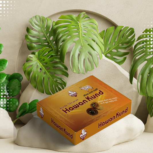 Gavyadhara Cow Dung Sambrani Cups (Pack of 12 Cups)