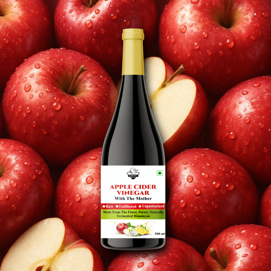 Gavyadhara Natural Apple Cider Vinegar with benefits of Garlic & Ginger, 500ml