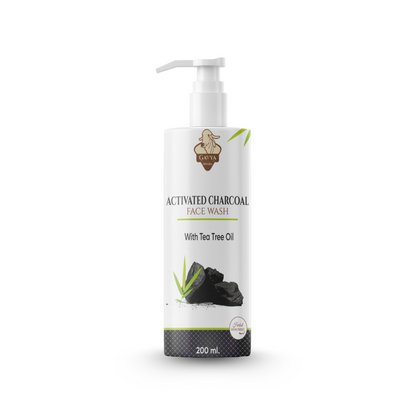 Gavyadhara Activated Charcoal Face Wash with Tea Tree Oil, 200ml