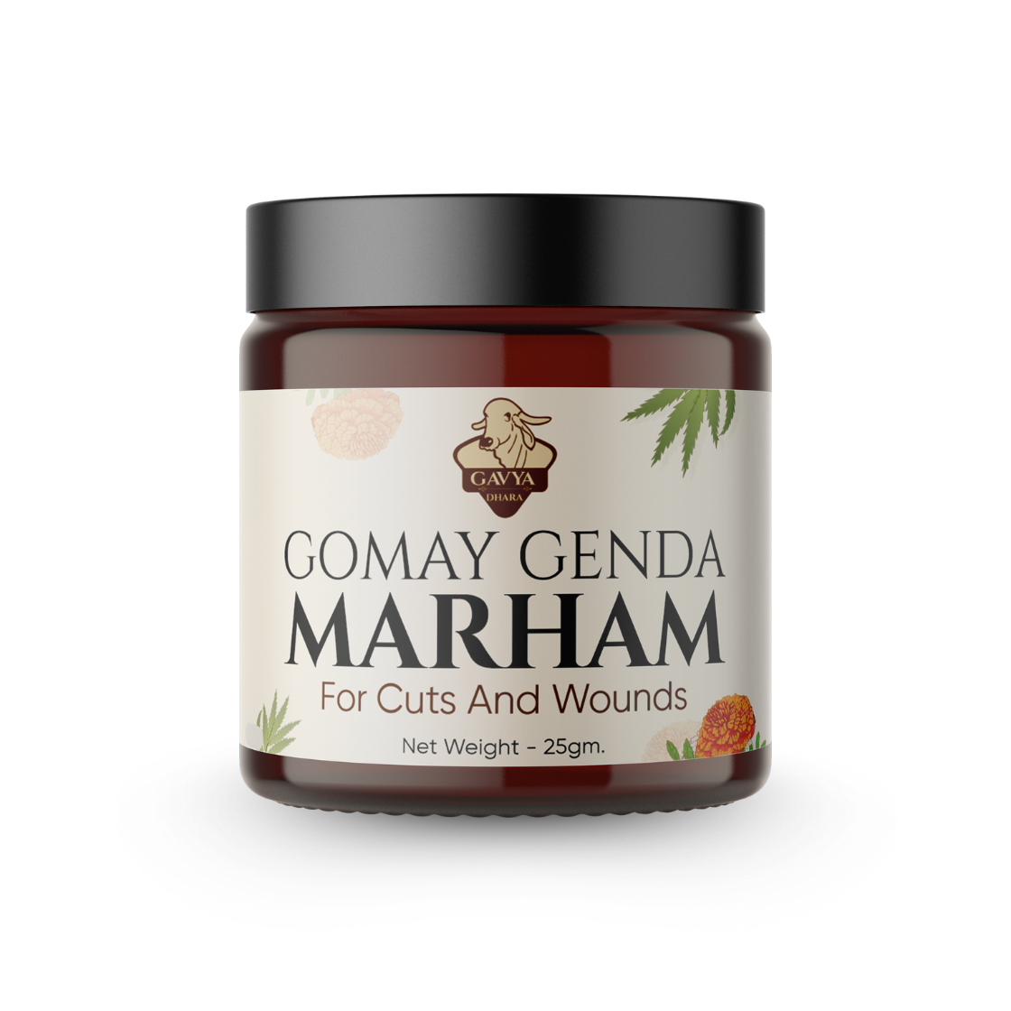 Gavyadhara Gomay Genda Marham for Cuts & Wounds, 25gm