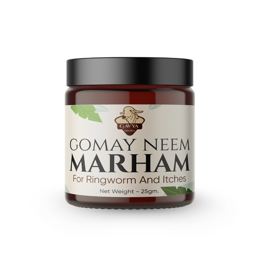 Gavyadhara Gomay Neem Marham for Ringworm, Itches & Eczema, 25gm