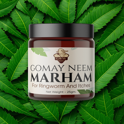 Gavyadhara Gomay Neem Marham for Ringworm, Itches & Eczema, 25gm