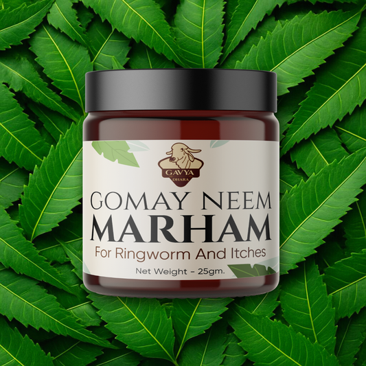 Gavyadhara Gomay Neem Marham for Ringworm, Itches & Eczema, 25gm