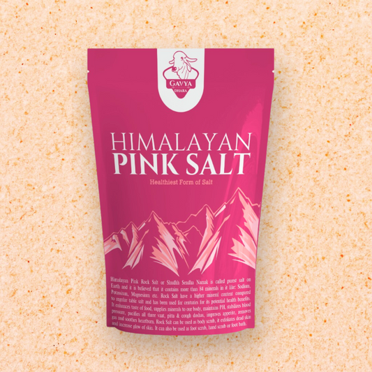 Gavyadhara Himalayan Pink Rock Salt - Sendha Namak, 1Kg