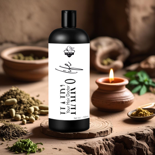 Gavyadhara Hair'o Life Medicated Hair Oil | Anti Hair Fall Solution, 100ml